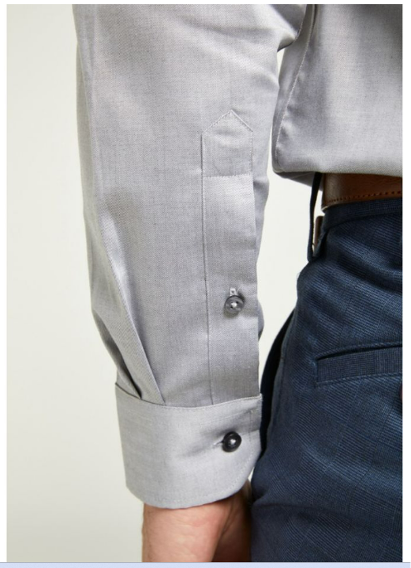 D2 Paradigm Classic Long Sleeve Shirt Grey SLS8510/R-2